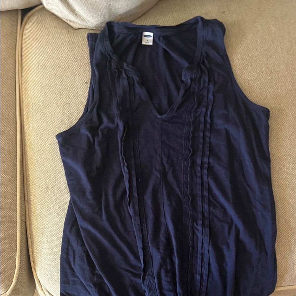 Old Navy, Navy Blue Sleeveless Top